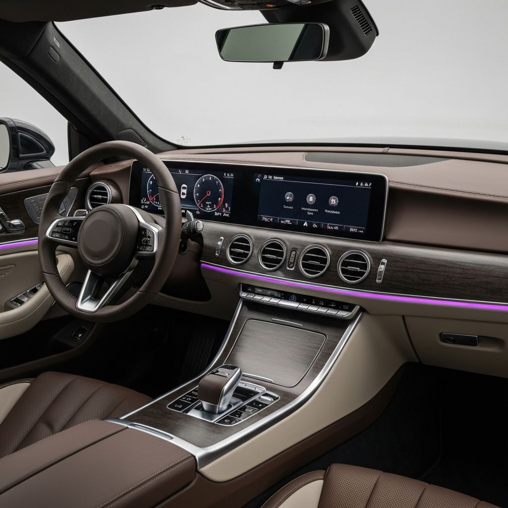 프리미엄 차량 인테리어